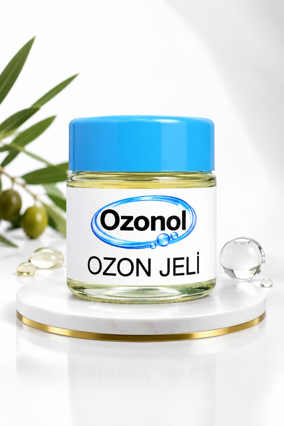 Ozon Jeli – Olea Europaea Fruit Oil ve Ozone İçeren Nemlendirici Cilt Bakım Jeli